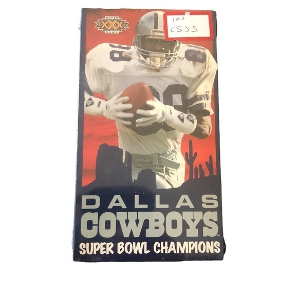 Sealed NFL Films Dallas Cowboys Super Bowl Champions 1995 VHS - Picture 1 of 3
